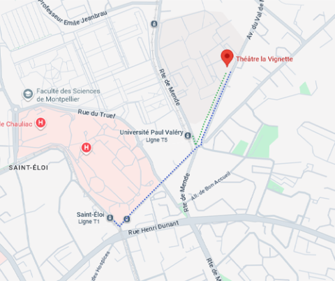 Carte accès La Vignette