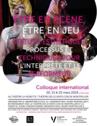COLLOQUE : ÊTRE EN SCÈNE / ÊTRE EN JEU